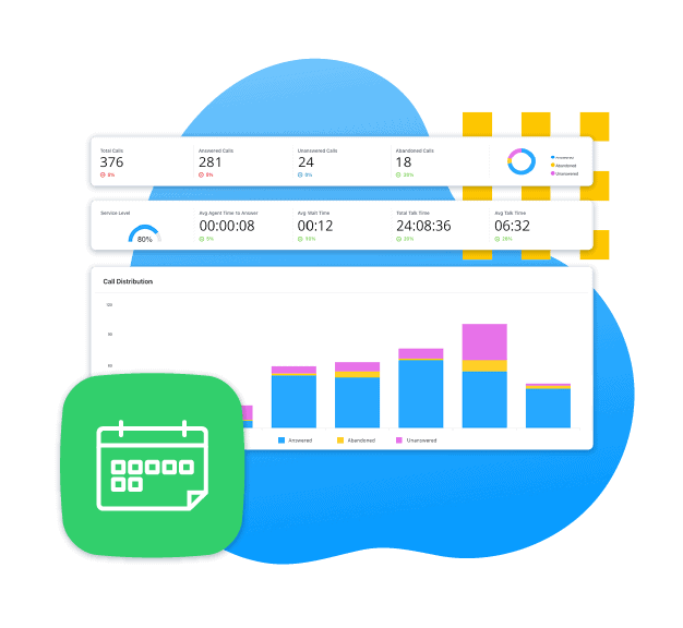 Call Center Analytics Header